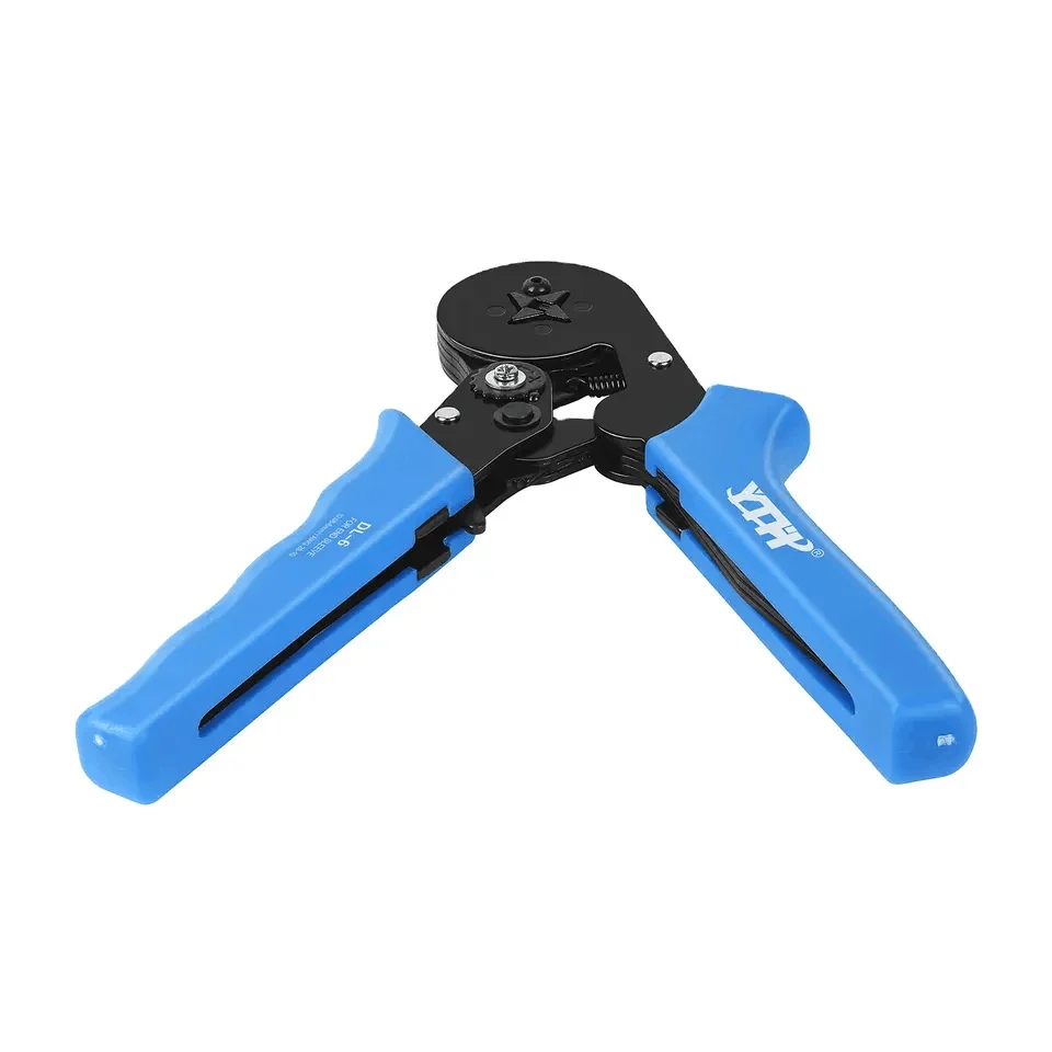 Multi-functional 6-6 0.25-6mm Ratchet Cable Crimping Tools Tubular Terminal Crimping Pliers round nose Euro