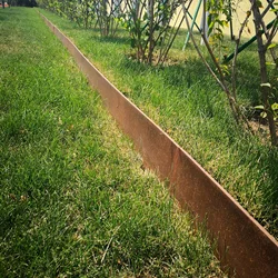Metal Edging Corten steel garden edging corten  steel plate Steel Lawn Edge Installation