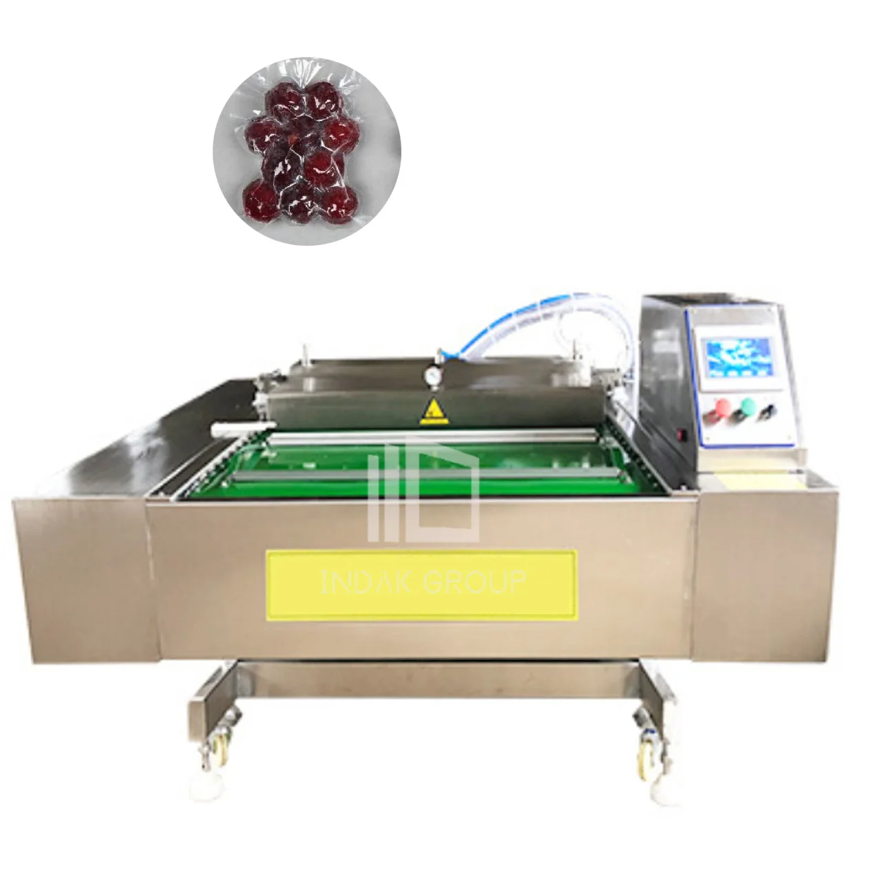 Вакуумная упаковочная машина для жидкого азота, быстрозамороженных фруктов