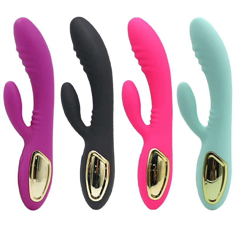 MEIPER G Spot Rabbit Vibrator Clitoris Stimulator Vibrating Dildo Vaginal Female Masturbator