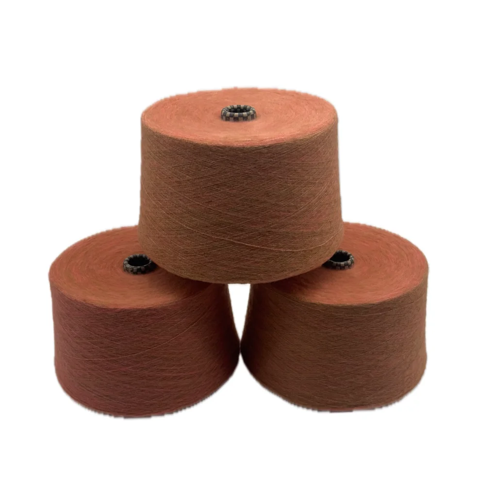 Extreme Durability Spring/Autumn 50% Wool Blended Worsted Yarn For Hand Knitting