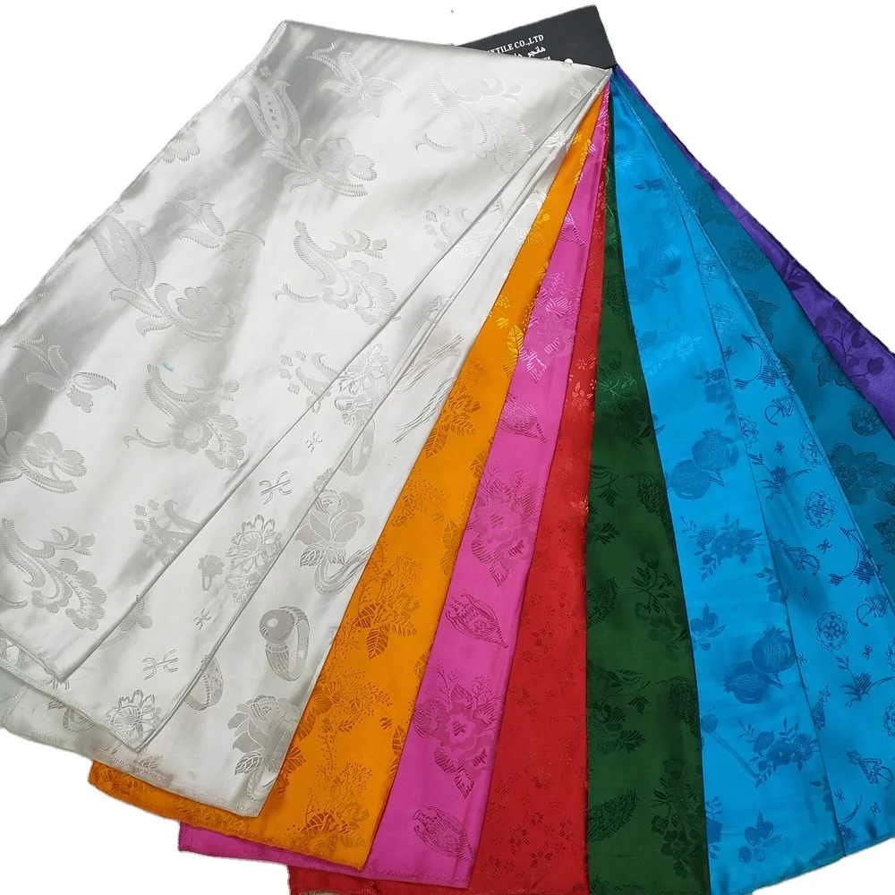 Comfortable touch high quality 100 viscose rayon silk jacquard fabric for garment