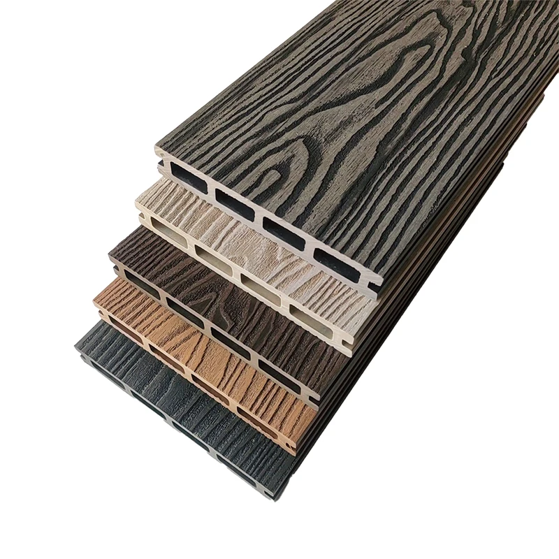 Multifunctional Wpc Decking Exterior Wood Plastic Composite Flooring for wholesales