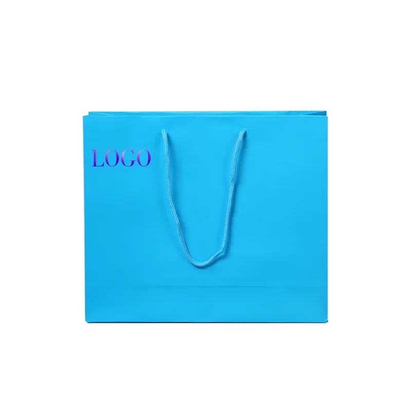 12. Extra large paper bags shopping gift bag logo printing kraft bag with twisted 6