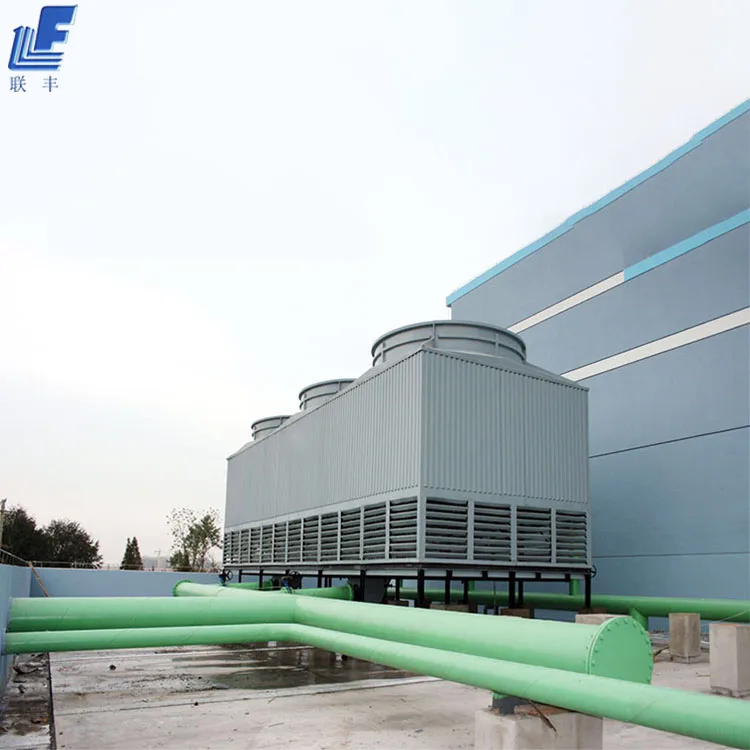 Square Counter Flow  Multifan Super Low Noise Fan Cool Water Towers For Farming