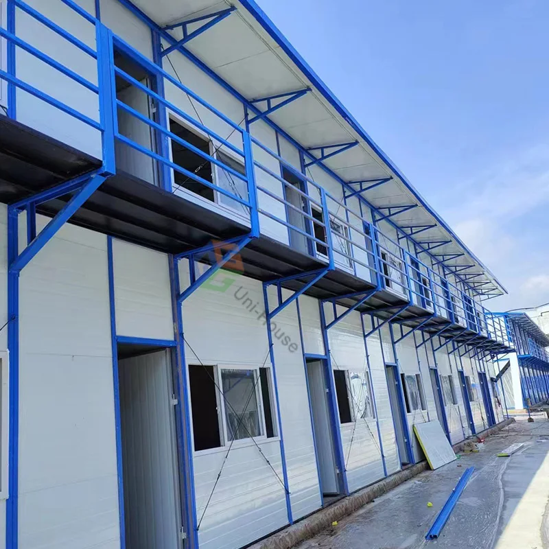 OEM ODM Benutzer definierte leicht zu montierende temporary Prefabricated Modulare  Metal Steel Structure K Type House