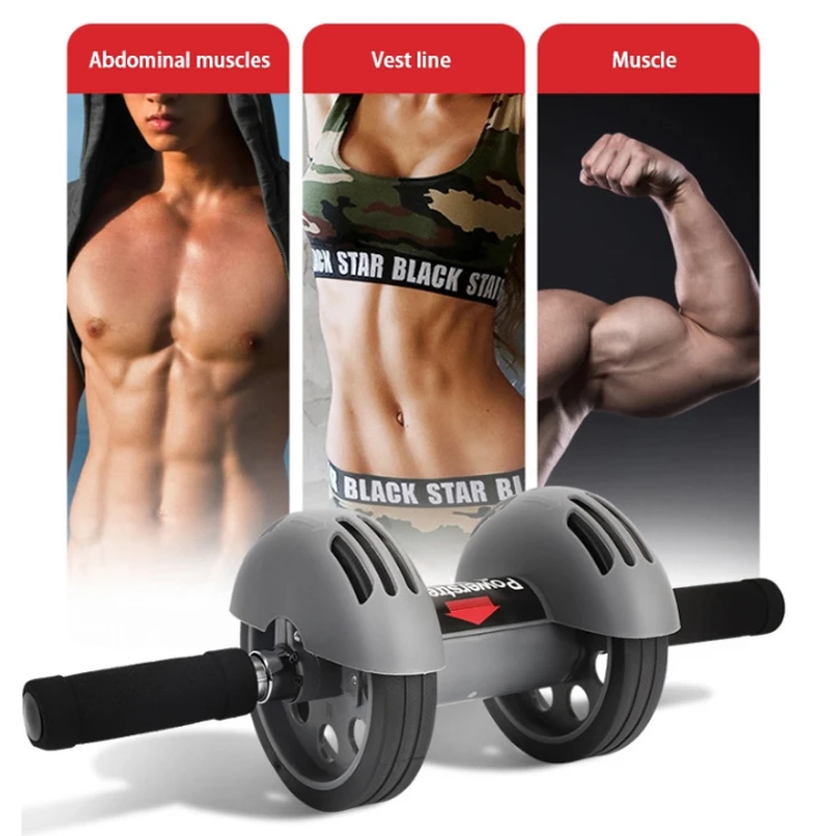 
High quality gym equipment Non-slip gym equipment abs abdominal wheel roller 