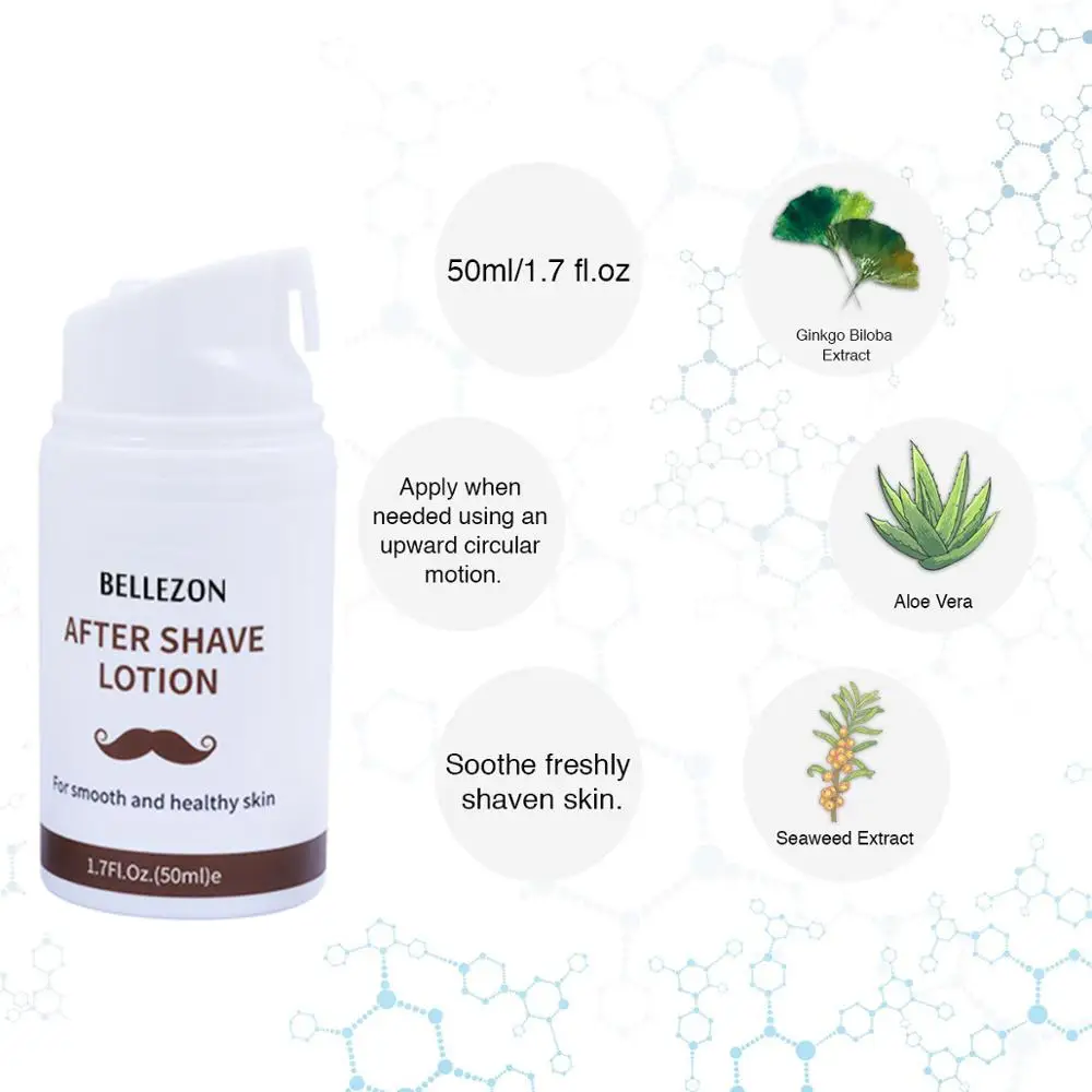  Фирменная Высококачественная Органическая увлажняющая сглаживающая Мужская продукция после бритья