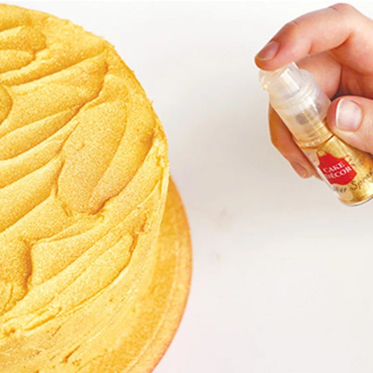 Быстрая доставка съедобный Золотой блестящий порошок с распылителем