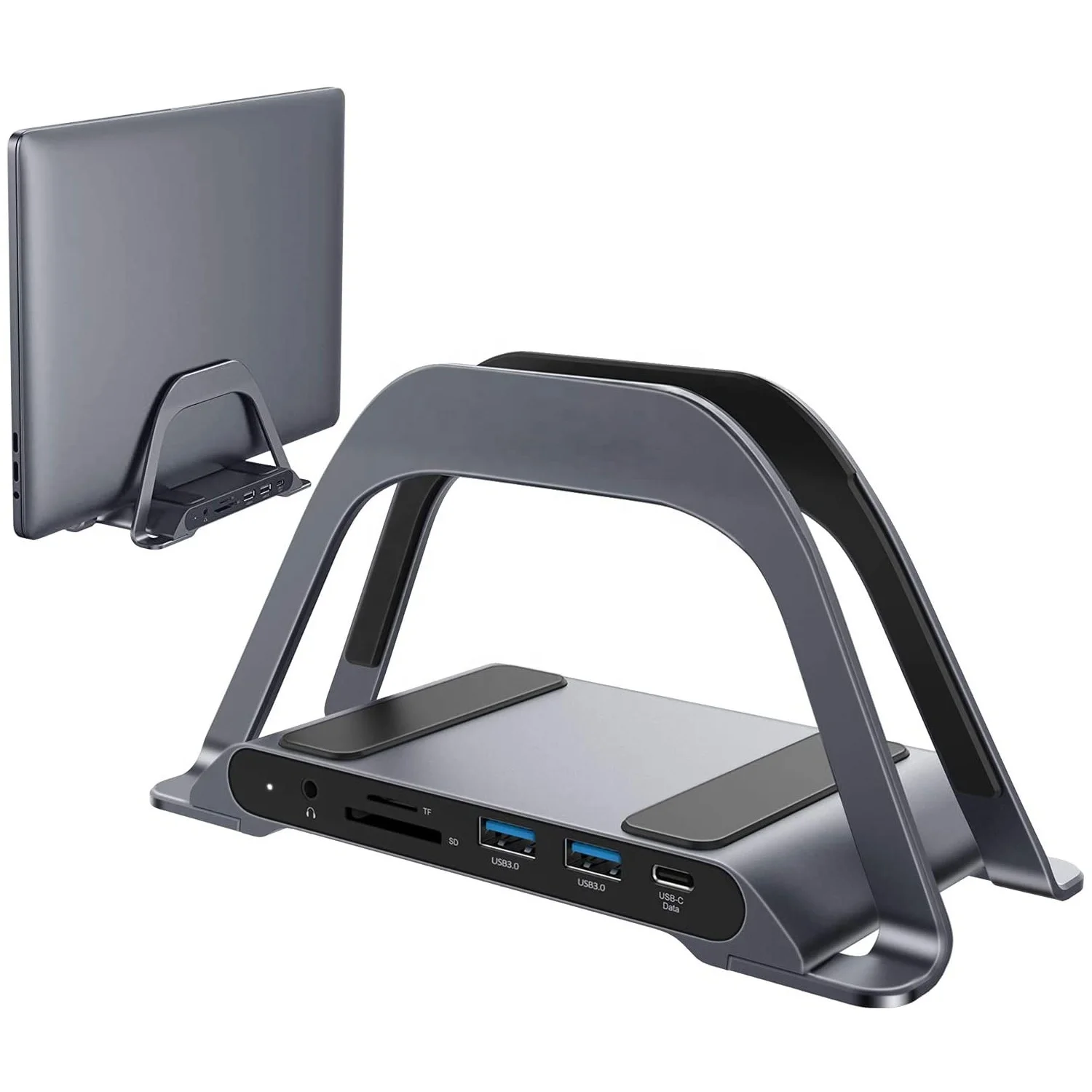 Type c docking station USBC Laptop Docking Station Dock Vertical Stand 10in1 4K Dual Monitor MST 2HDMI 3USB SDTF 100W PD