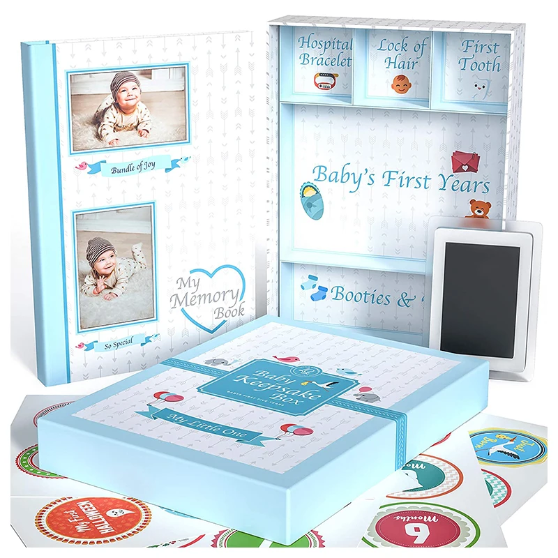 Customized Baby Record Book Album Spiral Binding First 5 Years Baby Memory Book