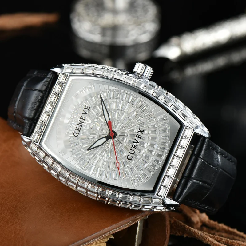 Мужские часы и ожерелье FM с гравировкой Луны наручные оригинальные для нового 2021 года недорогой причудливый тень Skone Binger