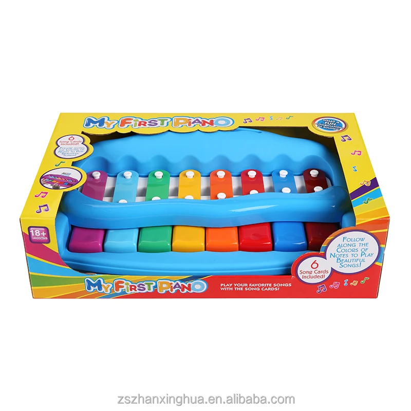 Professional Xylophone Toy Instrument Glockenspiel With Great Educational Development Blue Musical Kid Toy As Gift