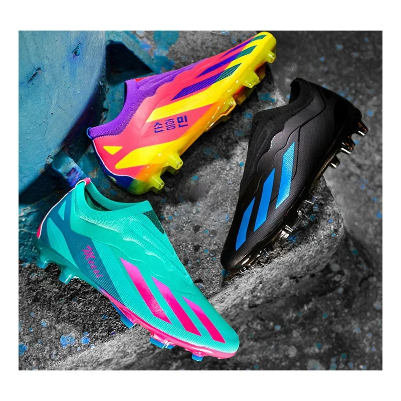 Unisex Professional Low-Top non-slip soles Athletic Sneakers Cleats for Men & Women Breathable Soccer Football Shoe customized