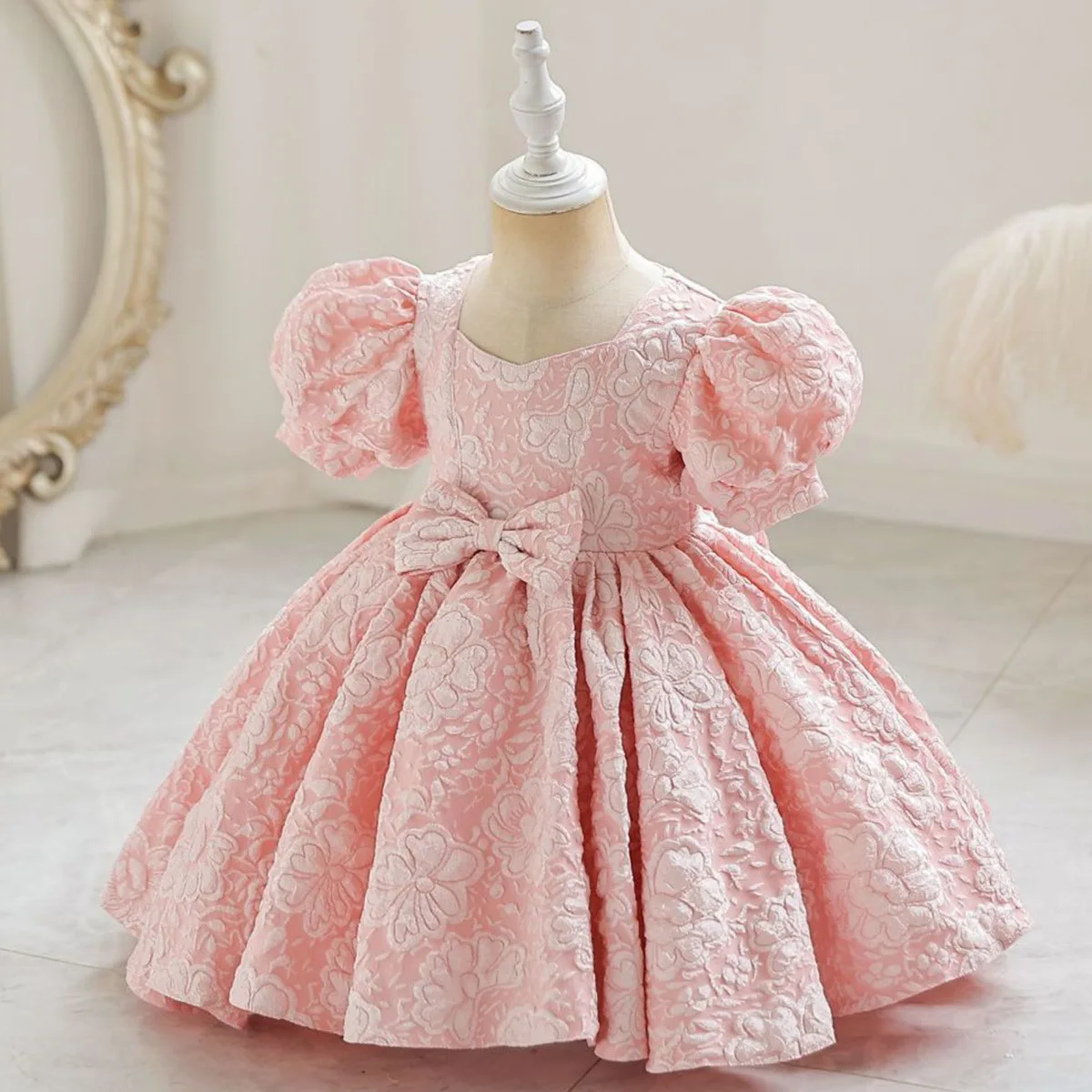 Garment Bubble Sleeve Little Girls Party Dresses Fashion Dresses For  Girls  Baby Girl Princess Party Shaggy Flower child