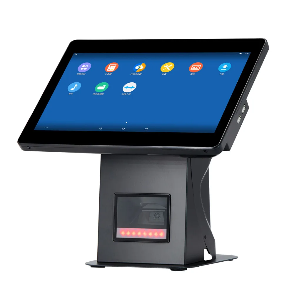 FJY-F4 14 Inch Touch Pos Payment Machine Built-in Printer/Scanner All in One PC Cashier Machine Pos Systems