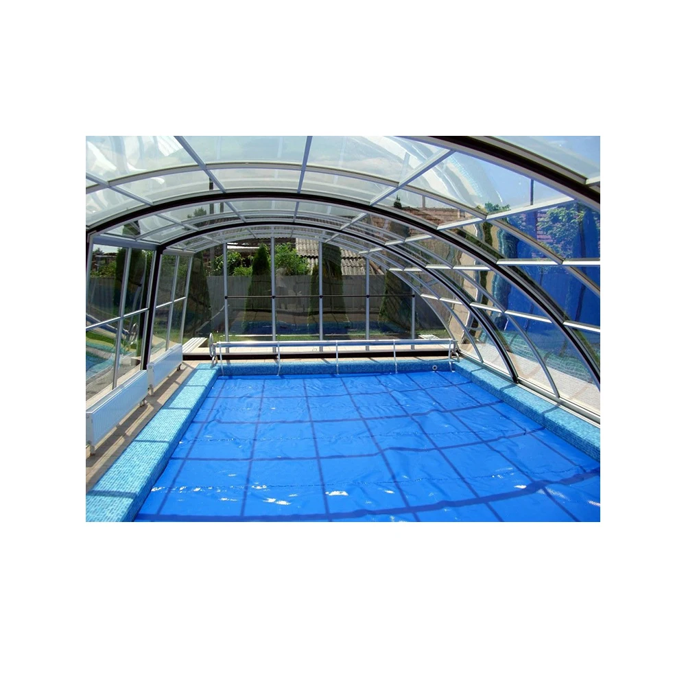 Покрытие для плавательных бассейнов из прозрачного поликарбоната производитель кровельный лист, цельный лист из поликарбоната для бассейнов