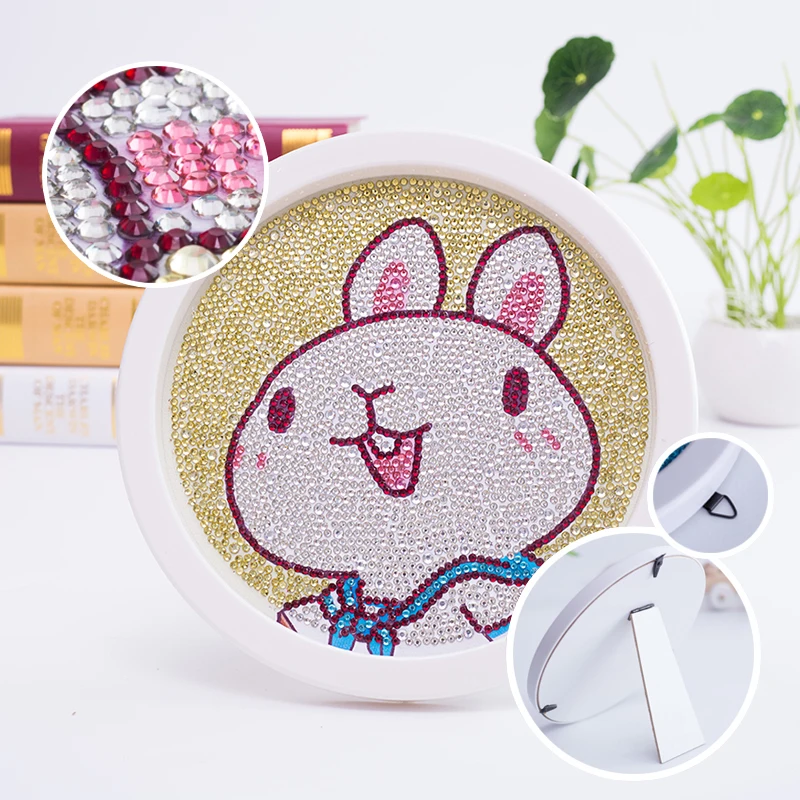 
2021 Diamond Resin Mosaic Painting Gemstone Art Home Decoration Europe Diamond Painting Cute Fairy Tale Style Diamond Painting 