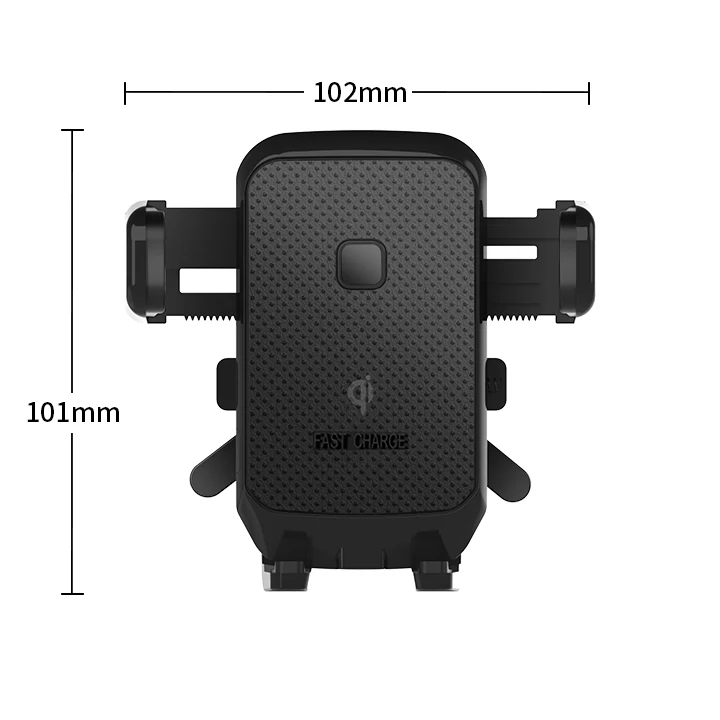 Wholesale 10W Fast Qi Ac Wireless Car Charger Phone Holder Car Automatic Sensor Wireless Phone Charger For iPhone Android