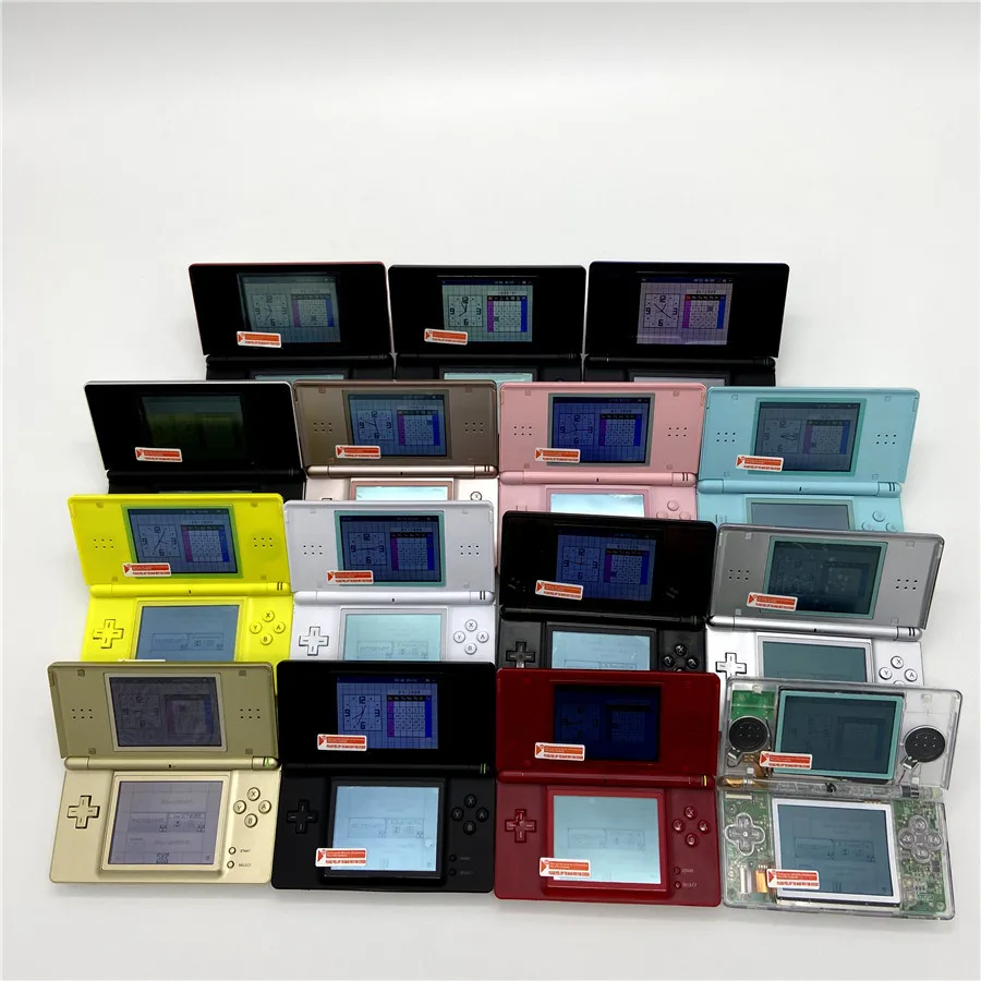 Винтажная восстанавливающаяся конструкция NSDL Portable Nintendo DS Lite original de 29 цветов consola juegos