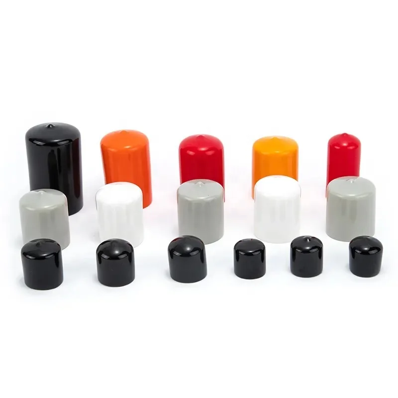 PVC Soft Rubber Vinyl pipe end cap cable end caps strut end cap