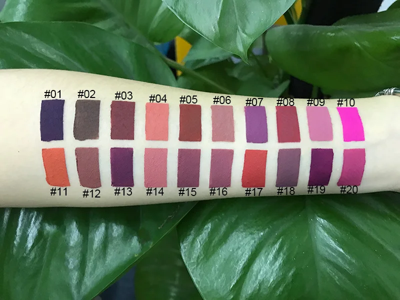 
Wholesale Make Your Own Private Label Matte Lipstick 15 Colors 