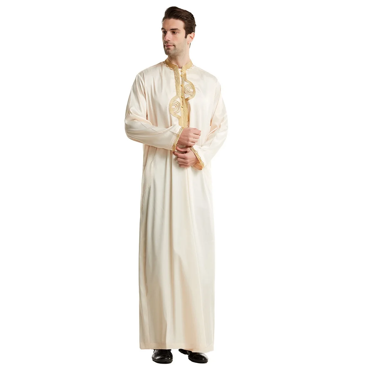 
High quality islamic long thobe saudi style thobe /daffah/ jubah/thawb 