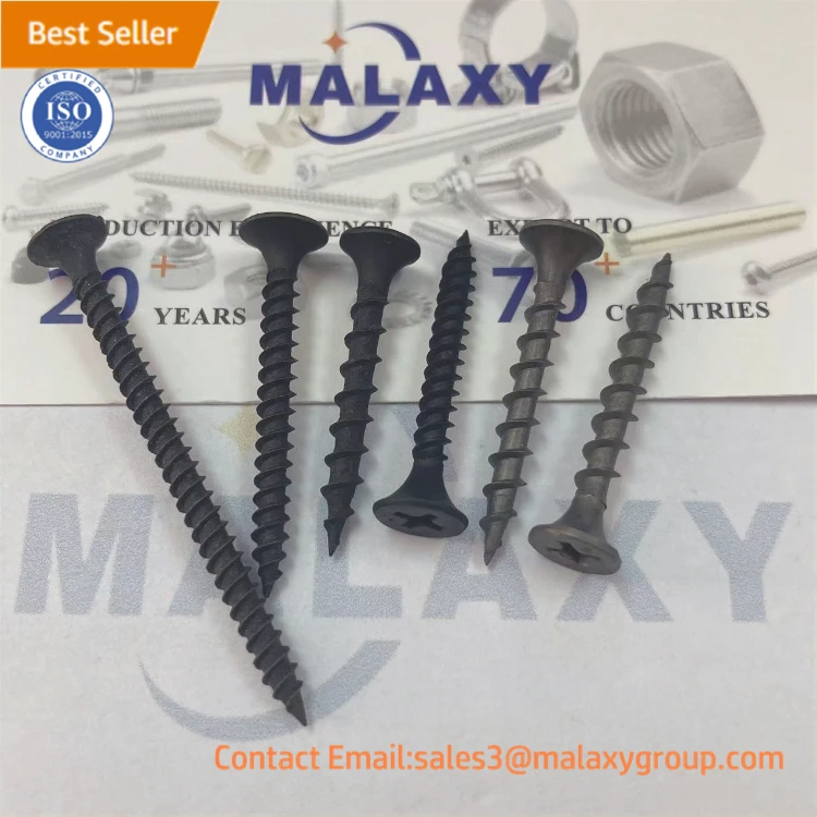 Anka Flat Phillips Bulge Head Phosphating Metric Black Drywall Screw With Lowest Price