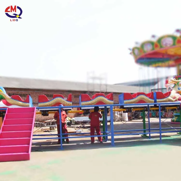 Парк развлечений мини-раздвижные каботажные горки дракона поезд дракон дешевые