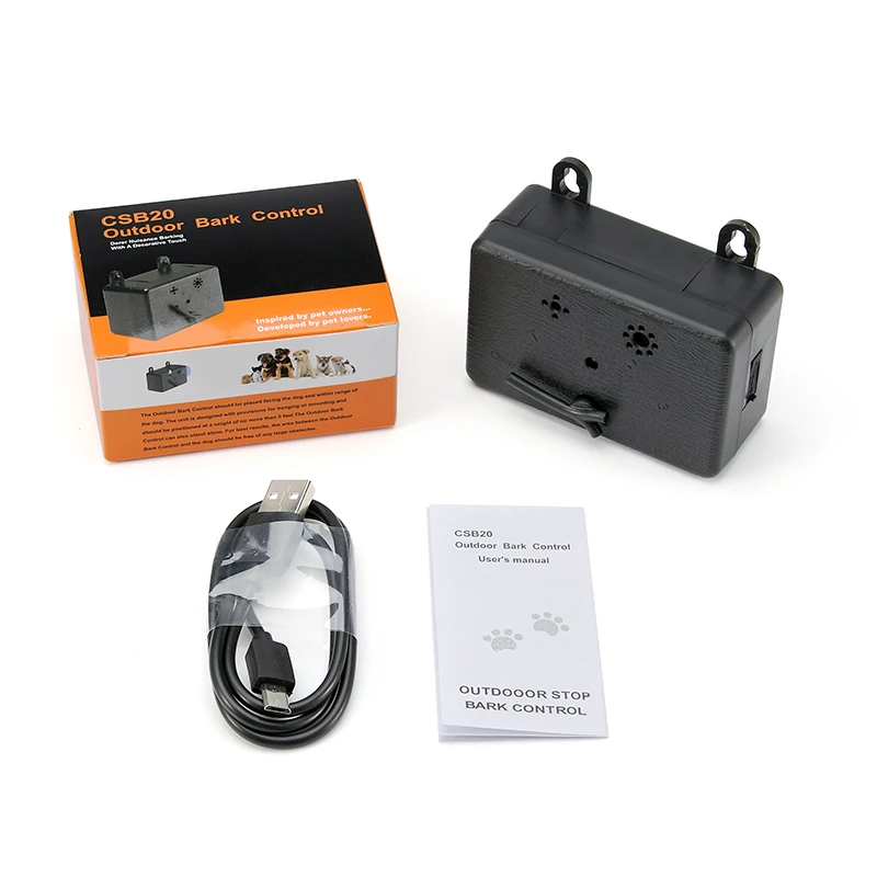 Уличный водонепроницаемый отпугиватель животных csb 20, ультразвуковой отпугиватель собак, контроль лая