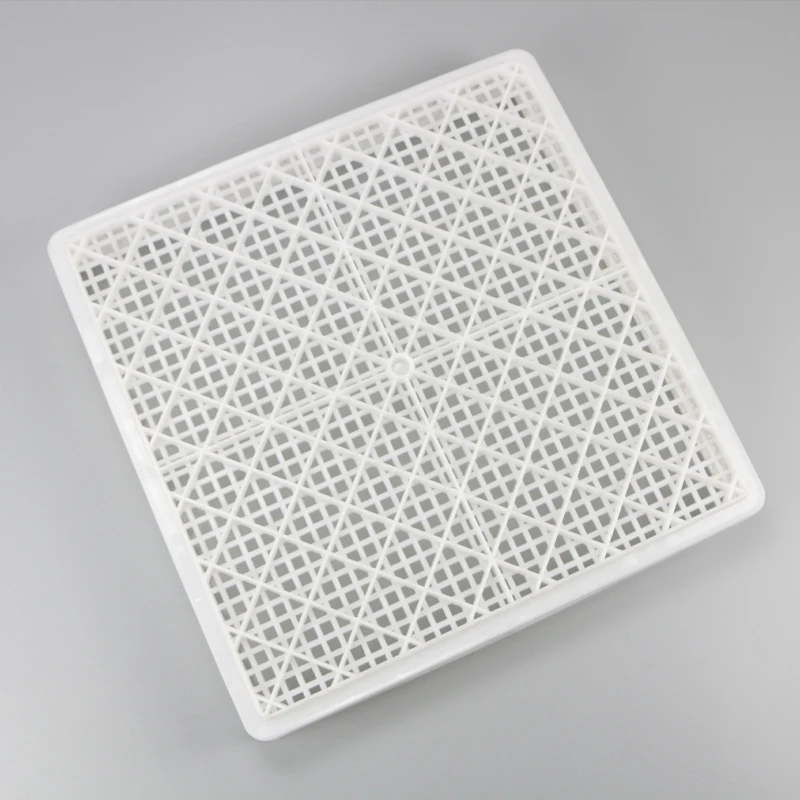 plastic ventilated PP/PE material stackable frozen and drying tray