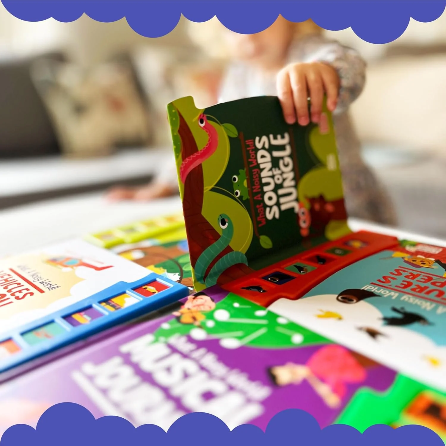 Custom Design Push Button Sound Book Multiple Nursery Rhymes Musical Book Child Song Books