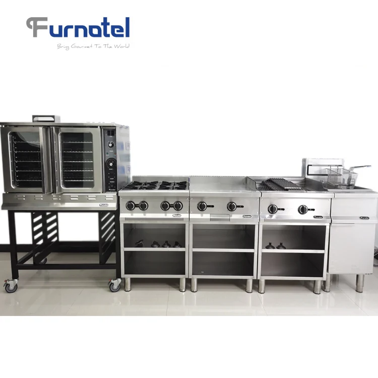 Высокая мощность макс серии приготовления оборудования для ресторана занят кухня Электрический и газовый модульный диапазон приготовления пищи