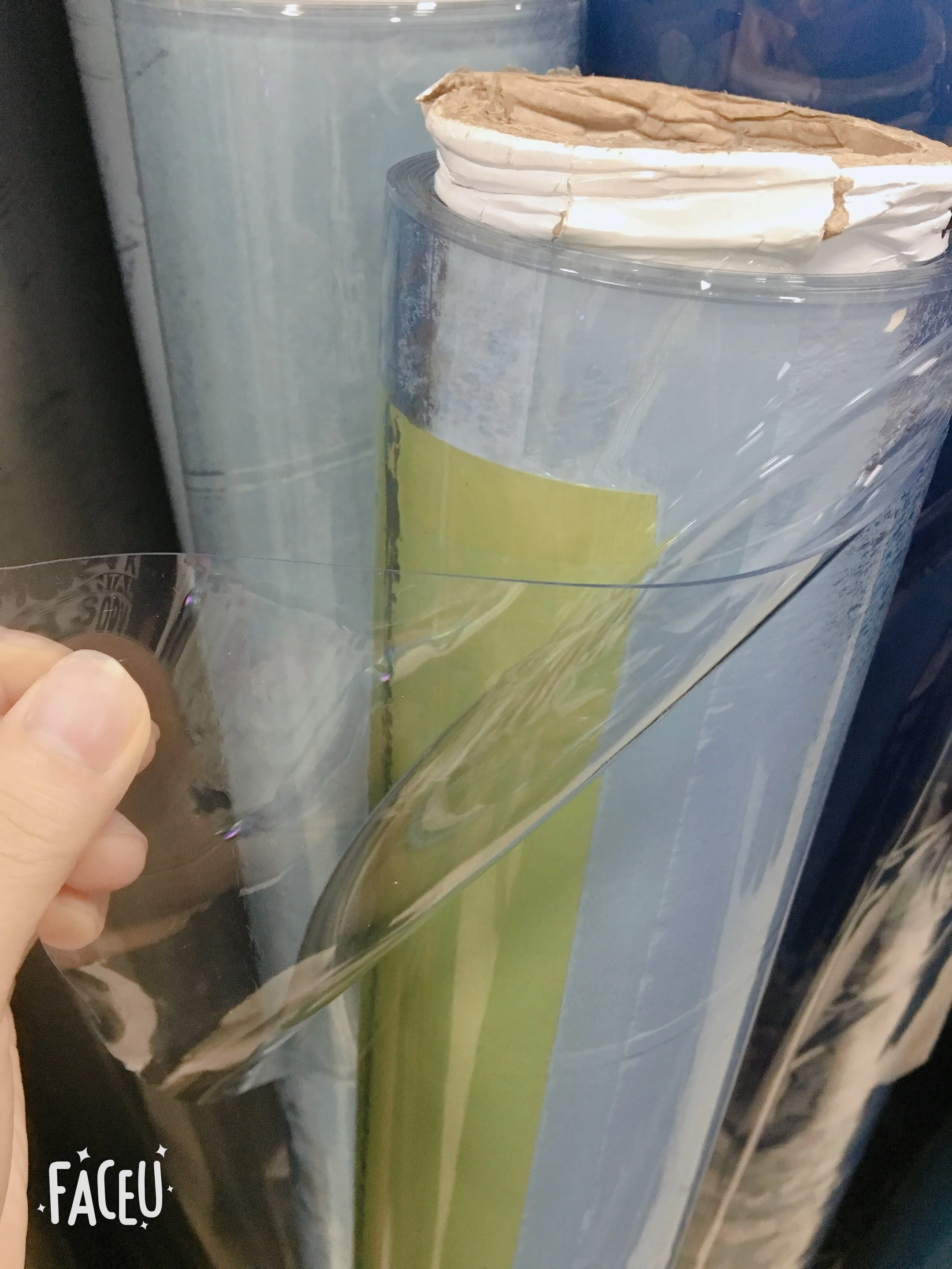 0.8mm Factory Manufacture PVC Vinyl Transparent Clear Film Sheet PVC Transparent Tablecloth Table Mat