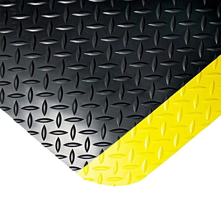 Glossy Bubbles Top Anti-Fatigue 100% Rubber Cushion Mat