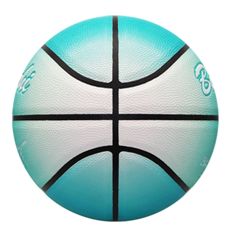 Composite Leather Pink Street Ball Colorful Style Outdoor And Indoor  Basketball