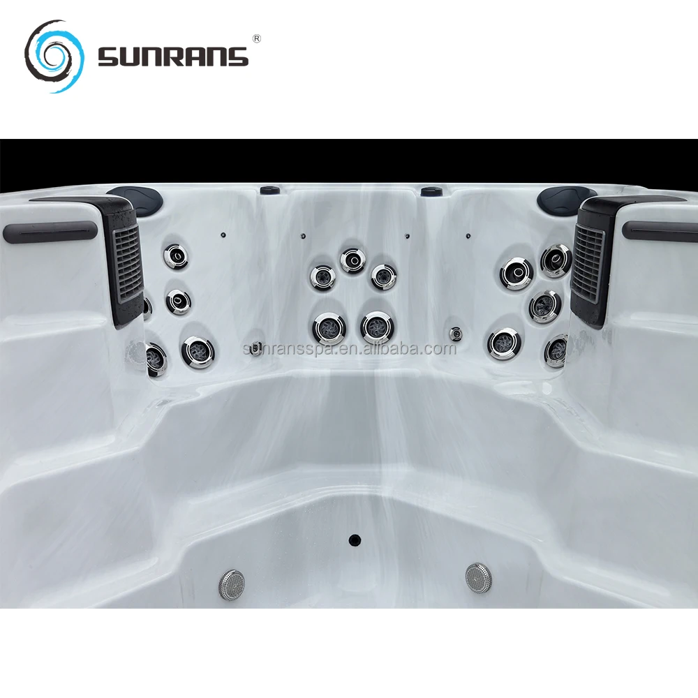 Sunrans backyard large acrylic swimming pool outdoor above ground swim spa pools for sale
