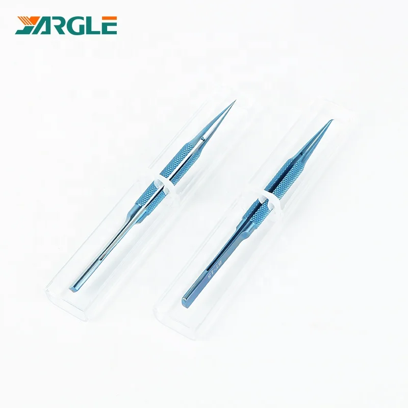 Yargle BT-11/15 синий Пинцет из нержавеющей стали пинцет заостренные локоть головка ESD Точность Набор ручных инструментов