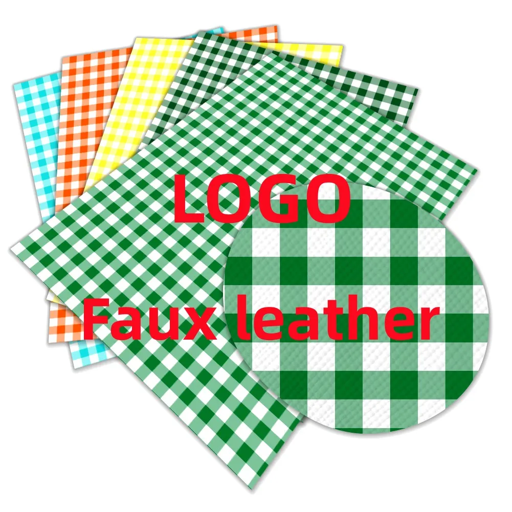 LOGO Custom or Catalog faux leather for upholstery mini bag croc phone case decoration  Bow Making Synthetic Leather