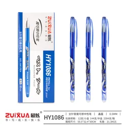 Factory Outlet Zuixua HY1086 Classic School 0.5mm Refillable Erasable Gel Pen