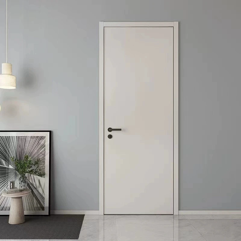 Wholesale Interior Wood Door Bedroom White Internal Doors Modern Apartment Interior Prehung Interior Doors