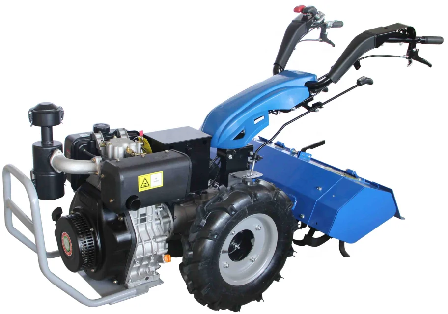 Garden Agriculture Farm Machine Hand Types China Cheap Price Mini Diesel rotary tiller cultivator 9HP Garden tiller