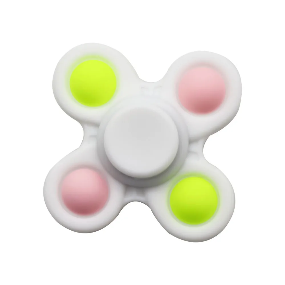 Hot Selling Fidget Spinner Children ADHD Relief Toy Unisex Stress Relief Silicone Fingertip Spinning Toys