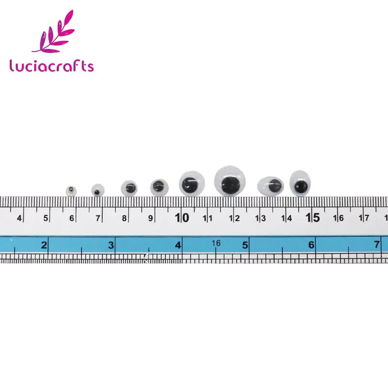 330pcs 4-10*8mm Wiggly Googly Simulation Animal Eyeball Kindergarten Children Craft Movable Self-Adhesive Eyes K0802