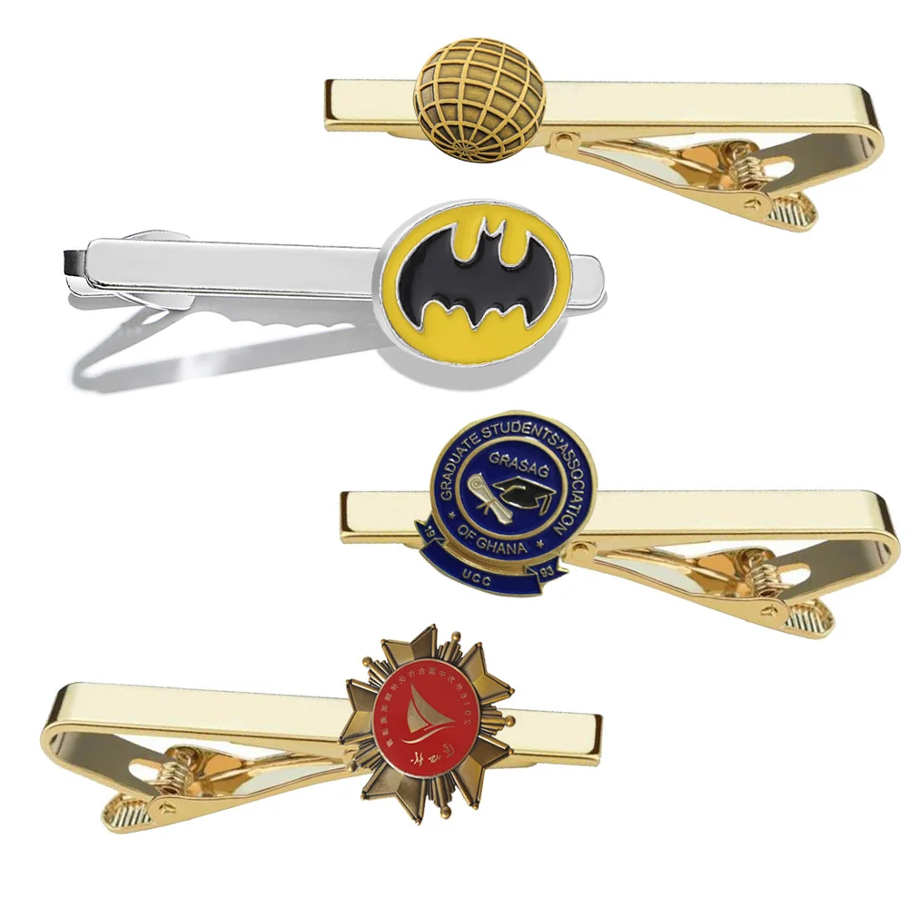 Professional factory wholesale custom gifts metal tie clip tshirt tie clips wholesale tie clip custom logo stainless
