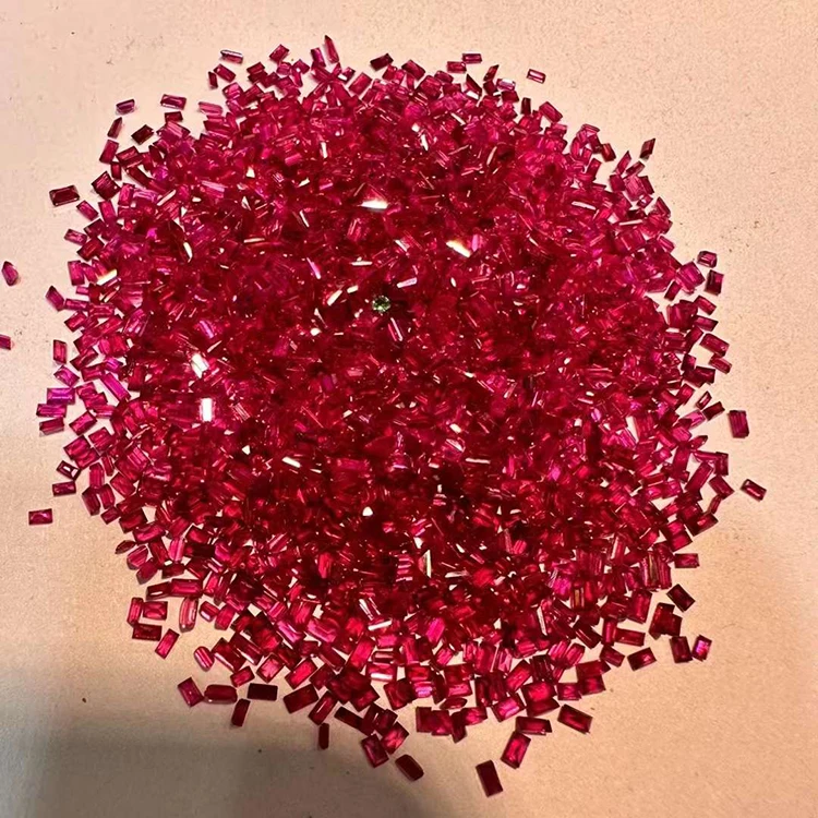 SGARIT Loose Gemstone Jewelry Pigeon Blood Red Natural Ruby Stone For Custom Jewelry Wholesale All Shape Genuine Ruby