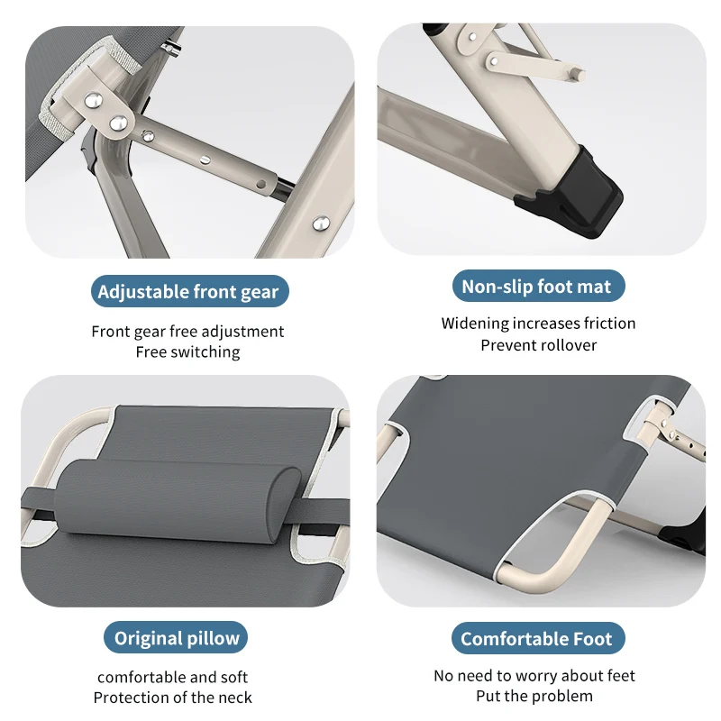 Hot sale folding chair with armrest adjustable folding sun lounge chair modern folding chair