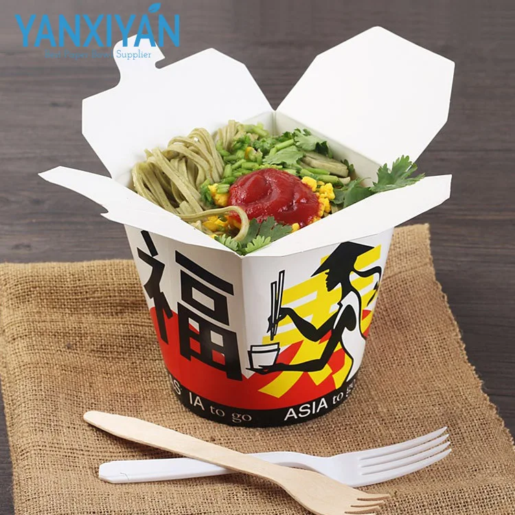 100% Biodegradable Food Grade Takeaway Instant Noodle Box
