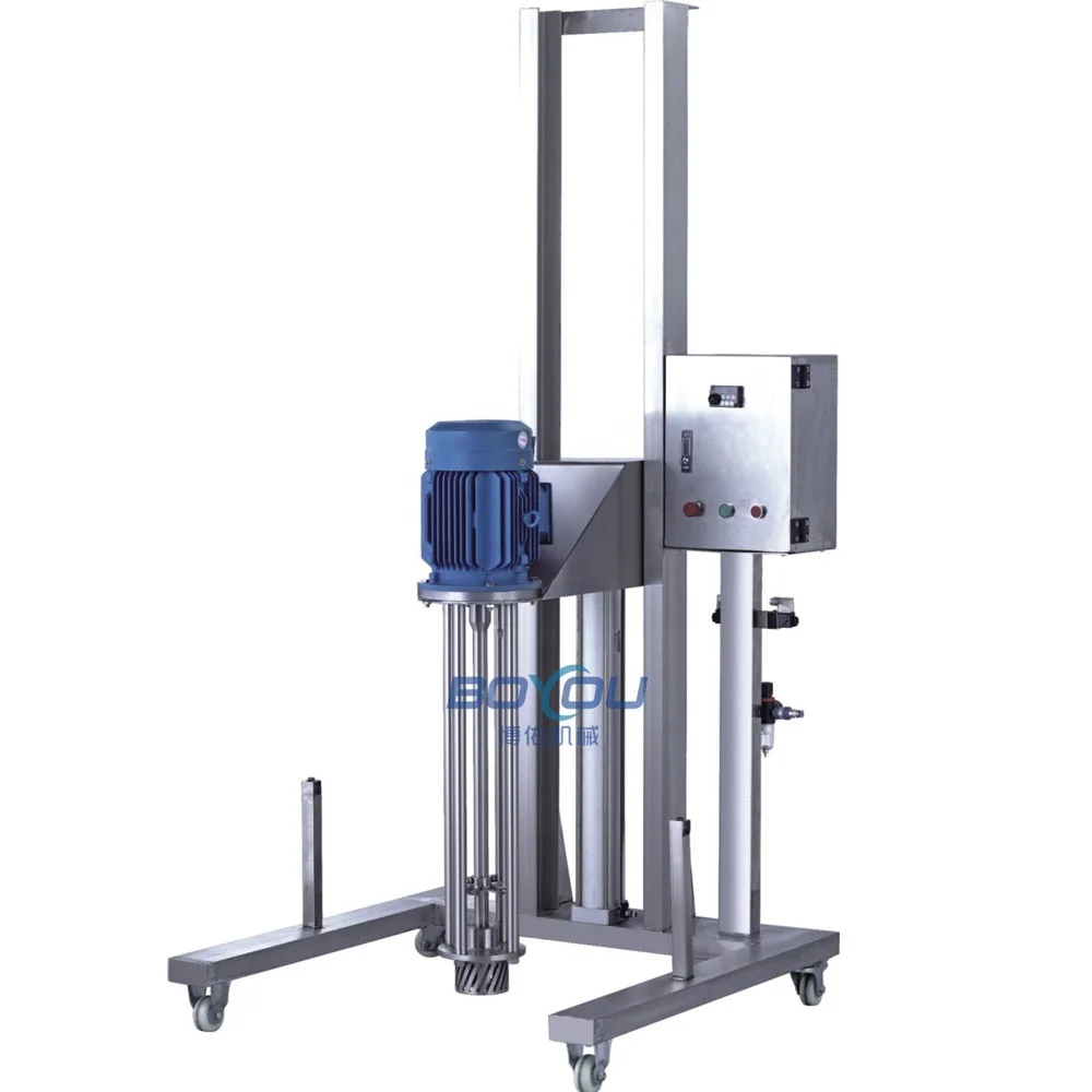 Pneumatic Agitator Pneumatic Barrel Mixer High Shear Homogenizer With Lifting Function