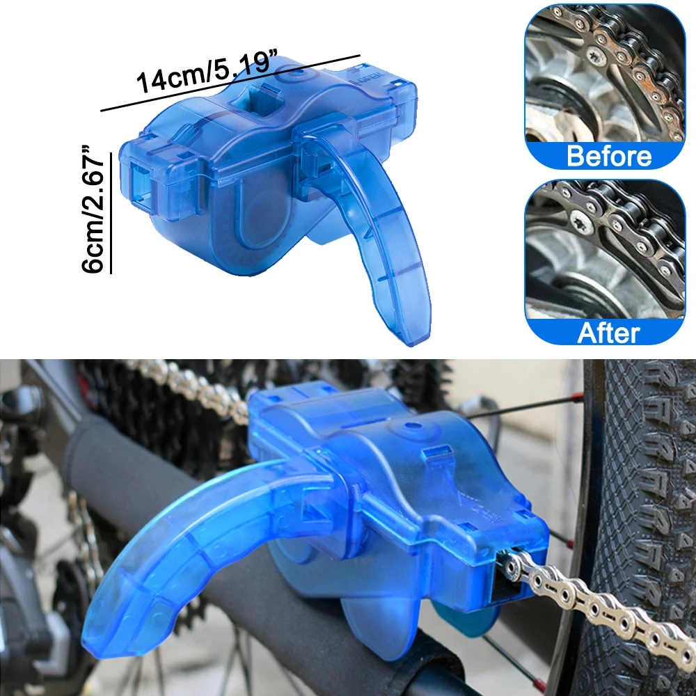 Chain Cleaner Scrubber Brushes Cycling Cleaning Kit Bicycle Accessories Mountain Bike Wash Tool Set Bicycle Repair Tools